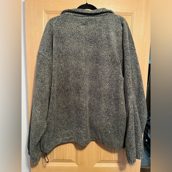 Men's Vintage Wisconsin Gray Fleece Zip Up - Picture 8 of 8